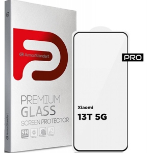 Захисне скло для смартфону Armorstandart Pro for Xiaomi 13T 5G Black (ARM69579)