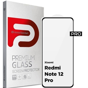 Захисне скло для смартфону Armorstandart Pro for Xiaomi Redmi Note 12 Pro 4G Black (ARM72597)
