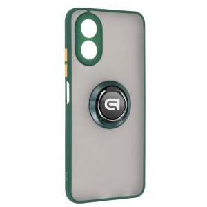 Чохол для смартфону Armorstandart Frosted Matte Ring for Oppo A18 4G / A38 4G Dark Green (ARM72700)