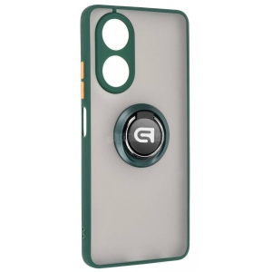 Чохол для смартфону Armorstandart Frosted Matte Ring for Oppo A58 4G Dark Green (ARM72704)