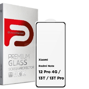 Захисне скло для смартфону Armorstandart Full Glue for Xiaomi Redmi Note 12 Pro 4G/13T/13T Pro Black (ARM74631)
