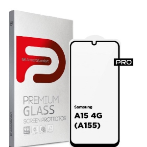 Захисне скло для смартфону Armorstandart Pro for Samsung A15 4G (A155) Black (ARM74659)