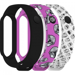 Ремінець для фітнес-браслету Armorstandart for Xiaomi Mi Band 7/6/5 This-is-the-Way Dark Lord (ARM77046)