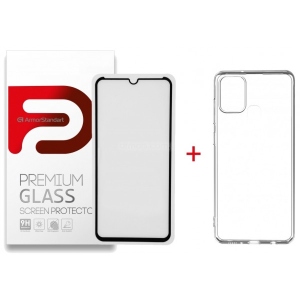 Чохол для смартфону Armorstandart Air for Samsung Galaxy A21s SM-A217 Transparent (ARM58050) + захисне скло