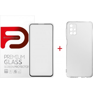 Захисне скло для смартфону Armorstandart Air for Samsung Galaxy M31s SM-M317 Transparent (ARM58045) + защитное стекло