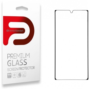 Захисне скло для смартфону Armorstandart for Samsung Galaxy Note10+ SM-N975 Black Full Glue (ARM56608)
