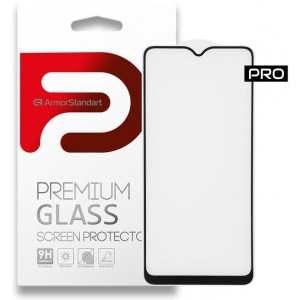 Захисне скло для смартфону Armorstandart Pro for Samsung Galaxy A20s SM-A207 Black 0.33mm (ARM55479) замовити в Україні