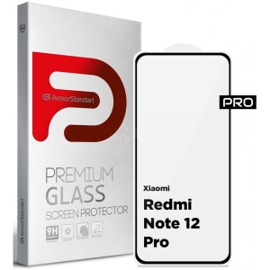 Захисне скло для смартфону Armorstandart Pro for Xiaomi Redmi Note 12 Pro / 12 Pro+ Black (ARM65172)