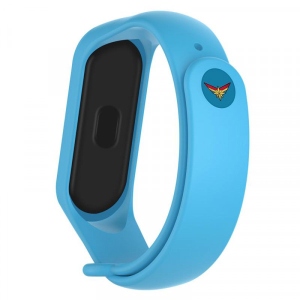 Ремінець для фітнес-браслету Armorstandart Superhero Edition for Xiaomi Mi Band 4/3 Captain Marvel Blue (ARM55072)