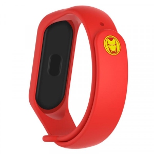 Ремінець для фітнес-браслету Armorstandart Superhero Edition for Xiaomi Mi Band 4/3 Iron Man Red (ARM55062)