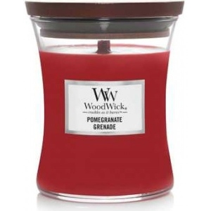 Свічка скло Woodwick Medium Pomegranate (Гранат) 275г (1725475E) порівняти ціни