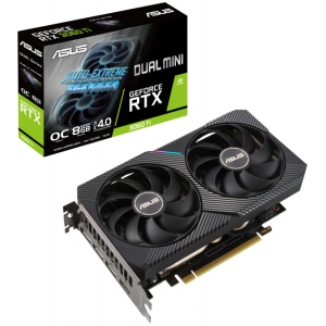Відеокарта Asus RTX 3060 Ti Dual Mini V2 OC 8GB GDDR6 (DUAL-RTX3060TI-O8G-MINI-V2) (LHR)