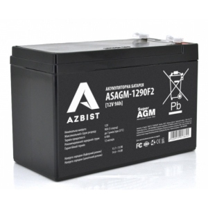 Акумулятор для ДБЖ Azbist 12V 9.0Ah (ASAGM-1290F2)
