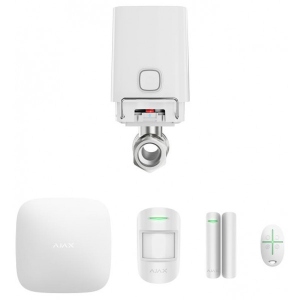 Стартовий набір для управління приладами Ajax StarterKit 2 + WaterStop 1/2 (ASK2AW12W)