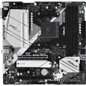 Материнська плата ASRock AMD AM4 B550 4DDR4 2PCIex16 2M.2 VGA/HDMI/DP TypeC (B550M Pro4)
