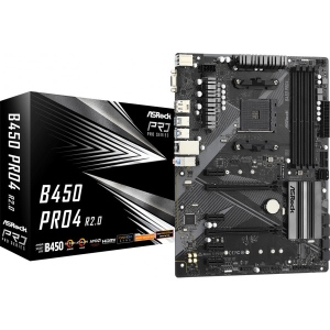 Материнська плата ASRock B450 Pro4 R2.0