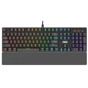Клавіатура дротова ігрова AOC GK500 Gaming RGB USB (GK500DR2R)