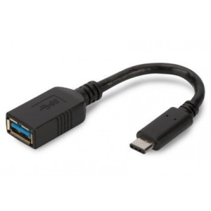 Переходнік USB-C - USB Assmann USB 3.0 (AF/Type-C) OTG 0.15m (AK-300315-001-S)