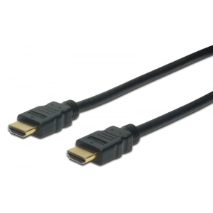 Кабель HDMI Assmann HDMI High speed + Ethernet (AM/AM) 3m Black (AK-330114-030-S)