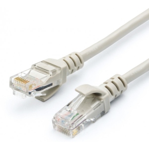 Кабель патч-корд Atcom UTP Geplink Cat.5e 26AWG 1m Grey (GL8001)