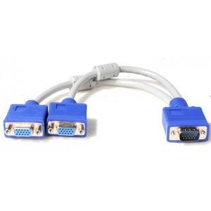 Кабель Atcom VGA-2VGA 0.1m White (10800)