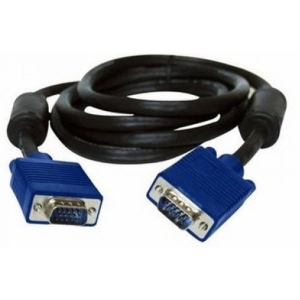 Кабель VGA Atcom VGA DE-15HD с 2-мя ферритовыми кольцами 5м