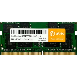 Память DDR ATRIA DDR4 16Gb (UAT42666CL19SK1/16)