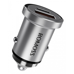 Автомобільний зарядний пристрій Romoss 20W USB/Type-C (AU20T-10-S14)