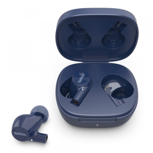 Навушники вкладиші бездротові TWS Belkin Soundform Rise True Wireless Blue (AUC004BTBL)
