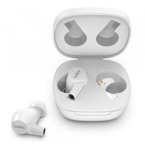 Навушники вкладиші бездротові TWS Belkin Soundform Rise True Wireless White (AUC004BTWH)