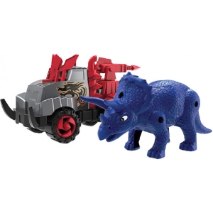 Автотранспорт Road Rippers Машинка і динозавр Triceratops blue (20073)