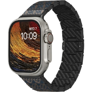 Ремінець для смарт-годинника Pitaka Carbon Band Dreamland Stairs for Apple Watch 49/45/44mm (AWB2302)