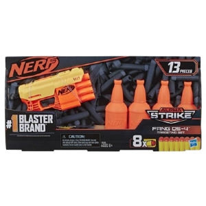 Бластер багатозарядний Hasbro Nerf Fang QS4 з мішенями (E8308)