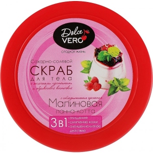 Скраб для тіла Dolce Vero Малиновая панна-котта 250 г (4820091144232) Київ