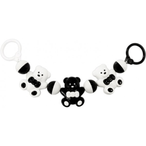 Брязкальце Akuku Ведмедик Black/White (A0468)