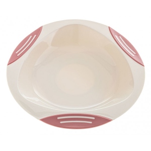 Тарілка для малюка Akuku Pink/Gray (A0525)