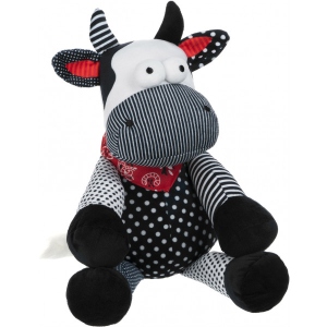 М'яка іграшка тварина Same Toy Корова/Бик Чорно-білий 30 см (A1057/30) ціни
