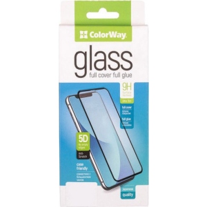 Захисне скло для смартфону Colorway Full Cover Full Glue Black for Samsung A12 (A125)