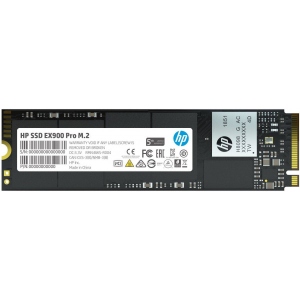 SSD-накопичувач внутрішній HP EX900 1TB Pro M.2 2280 PCI Ex Gen3 x4 DRAM Cache, Retail (9XL77AA)