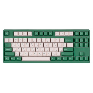Клавіатура дротова Akko 3087 Matcha Red Bean Gateron Pink, USB-A, EN/UKR, No LED Green (A3087_MA_GP)