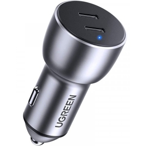 Автомобільний зарядний пристрій UGREEN QC 3.0+QC 3.0 Dual USB-A 40W CD213 (70594)