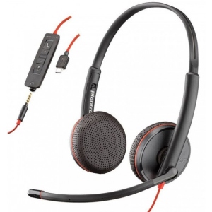 Гарнітура дротова Plantronics Blackwire C3225 USB-C (209751-201)