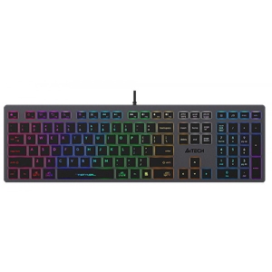 Клавіатура дротова A4tech FX60H USB Grey Neon backlit