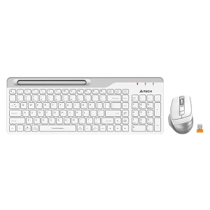 Клавіатура + миша бездротова A4tech FB2535C Icy White