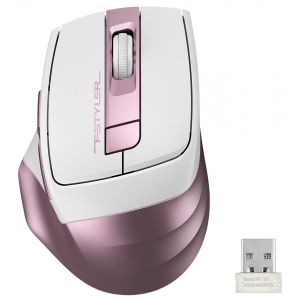 Миша бездротова A4tech FG35 (White-Pink)