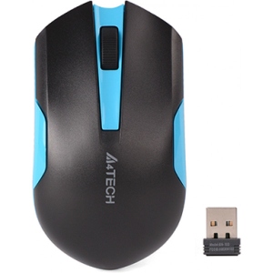 Миша бездротова A4tech G3-200N (Black+Blue)