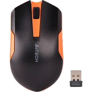 Миша бездротова A4tech G3-200N (Black+Orange)