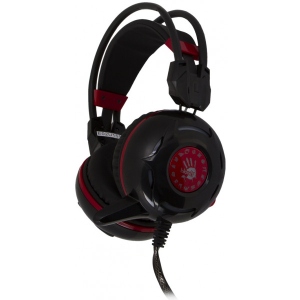 Уцінка - Гарнітура дротова ігрова A4tech G300 Bloody (Black+Red) #