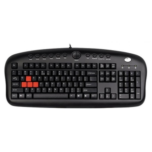 Клавіатура дротова ігрова A4tech KB-28G USB (Black)