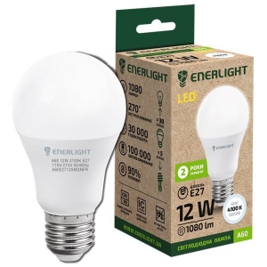 Лампочка світлодіодна Enerlight A60 12Вт 3000K E27